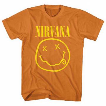 【予約商品】NIRVANA ユニセックスTシャツ: Yellow Happy Face