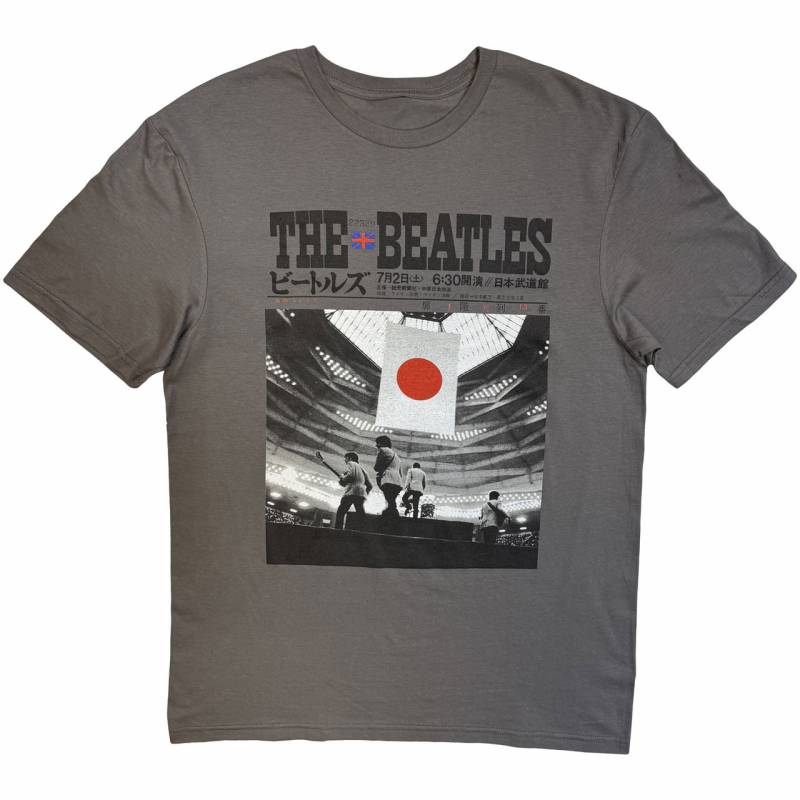 【予約商品】THE BEATLES バンドTシャツ ユニセックス: At the Budokan (Charcoal Grey)