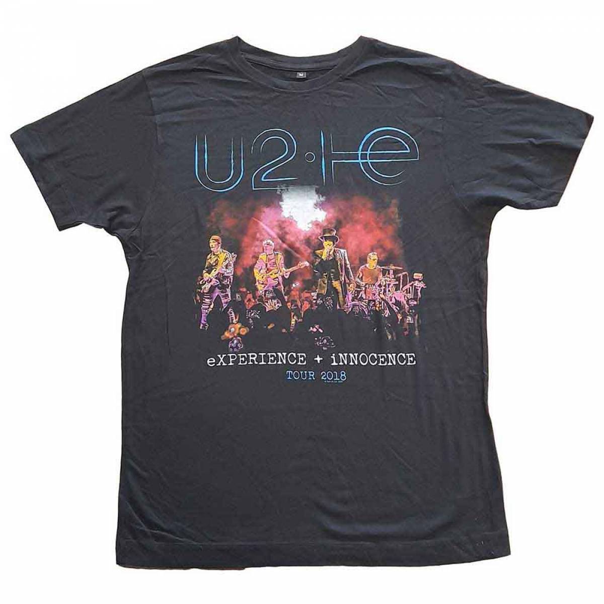 【予約商品】U2 バンドTシャツ ユニセックス: Live Photo 2018 (Black) (Ex-Tour) - BLACK