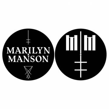 【予約商品】MARILYN MANSON Turntable Slipmat Set: Logo/Cross