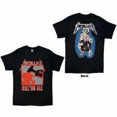 【予約商品】METALLICA バンドTシャツ ユニセックス: Kill 'Em All (Black) (Back Print)