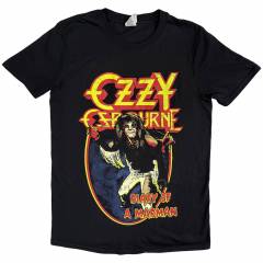【予約商品】OZZY OSBOURNE バンドTシャツ ユニセックス: Diary of a Mad Man (Black)
