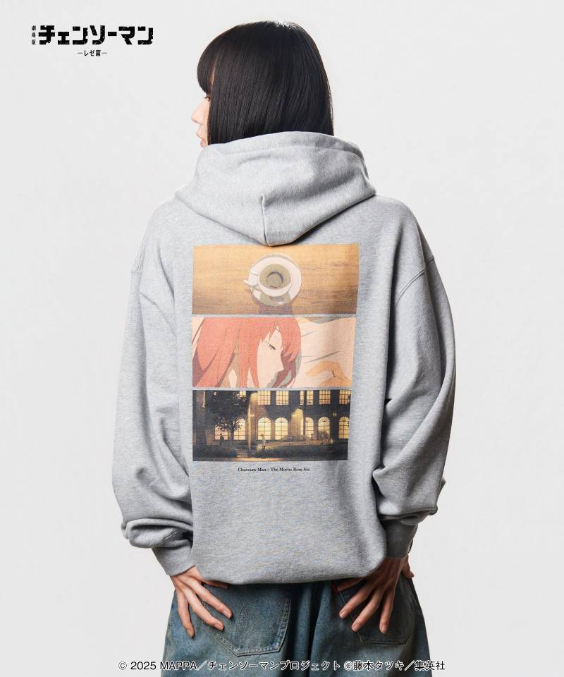 【予約商品】チェンソーマン×glamb(グラム) Denji ＆ Makima Hoodie / デンジ＆マキマ フーディ - Gray