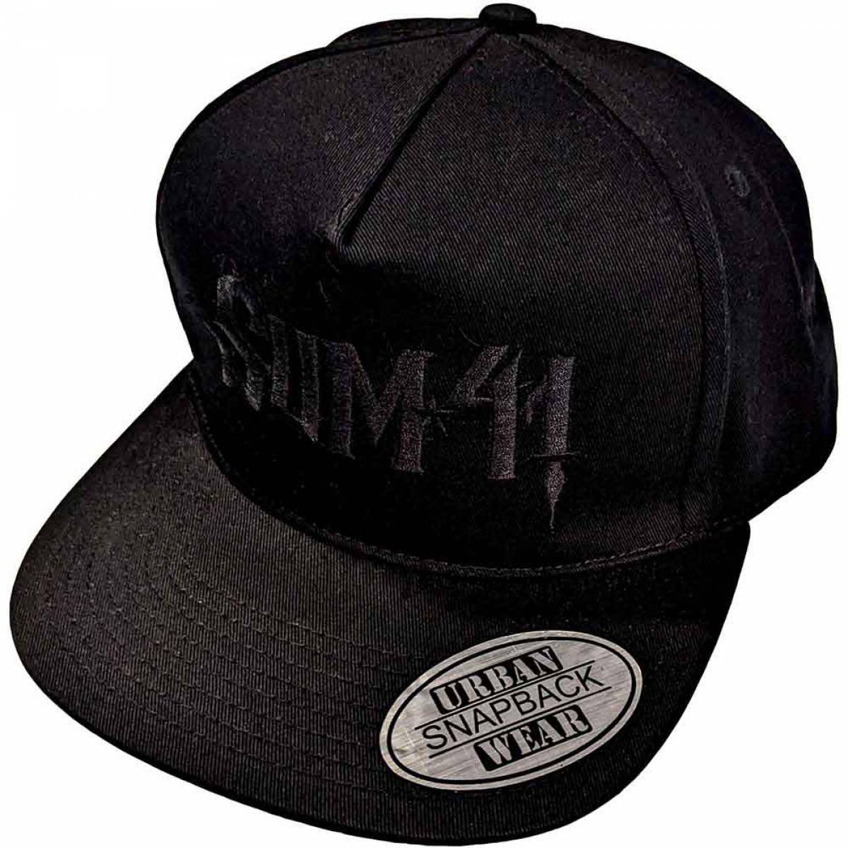 【予約商品】SUM 41 Unisex Snapback Cap: Black Logo (Ex-Tour)