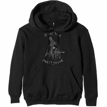 【予約商品】BILLIE EILISH Unisex Pullover Hoodie: Party Favor (Black) - BLACK
