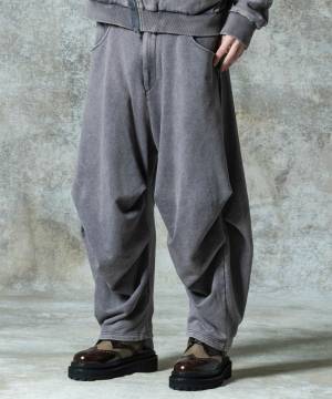 【予約商品】glamb(グラム)GB0325/P15 : Distorted Tuck Pants / ディストーテッドタックパンツ - Gray