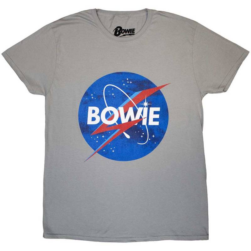 【予約商品】DAVID BOWIE バンドTシャツ ユニセックス: Starman Logo (Grey)