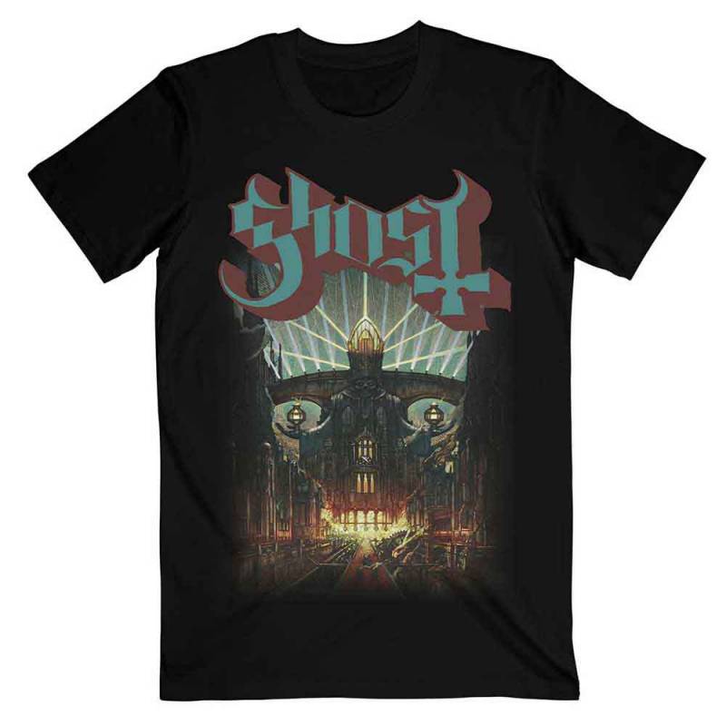 【予約商品】GHOST バンドTシャツ ユニセックス: Meliora (Black)