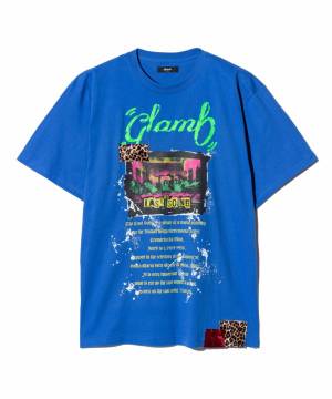 【予約商品】glamb(グラム)GB0125/CS09 : Last Song T-Shirt / ラストソングＴシャツ - Blue