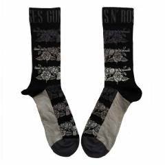 【予約商品】GUNS N' ROSES Unisex Ankle Socks: Monochrome Pistols (Black) (UK Size 7 - 11)