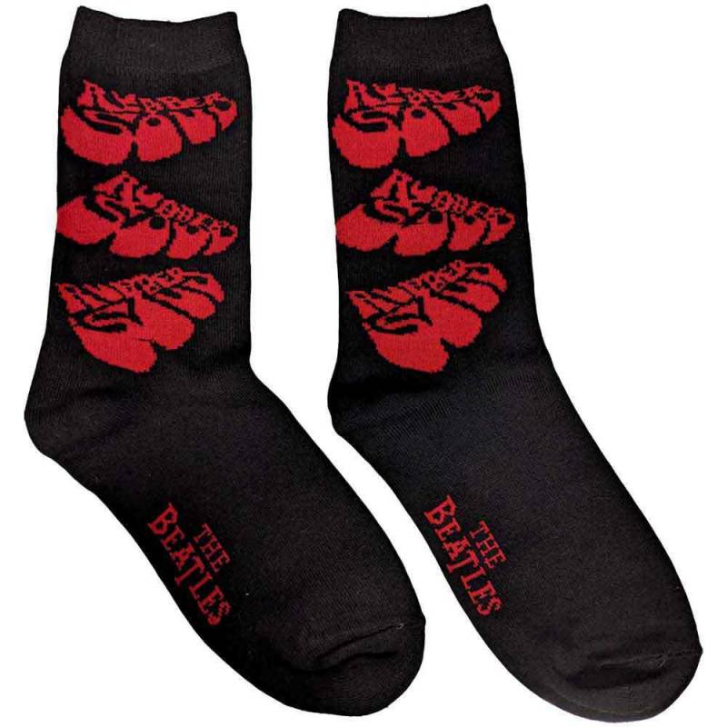 【予約商品】THE BEATLES Unisex Ankle Socks: Rubber Soul (Black) (UK Size 7 - 11)