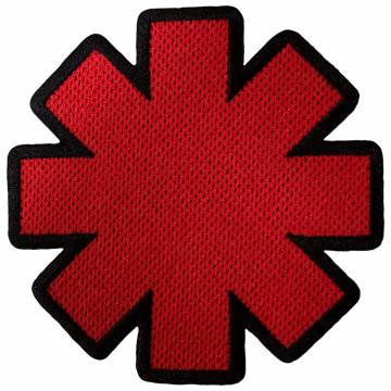 【予約商品】RED HOT CHILI PEPPERS Woven Patch: Asterisk Cut-Out (Standard)
