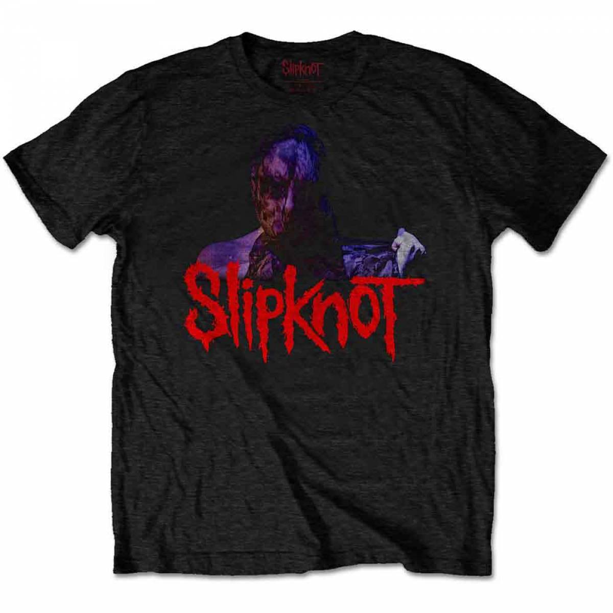 【予約商品】SLIPKNOT バンドTシャツ ユニセックス: WANYK Back Hit (Black) (Back Print) - BLACK
