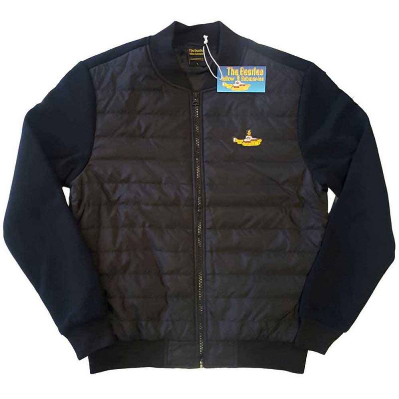 【予約商品】THE BEATLES Unisex Quilted Jacket: Yellow Submarine (Black)