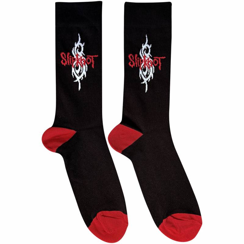 【予約商品】SLIPKNOT Unisex Ankle Socks: Tribal S Text (Black) (UK Size 6 - 11)