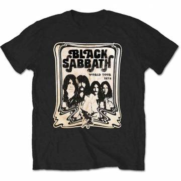 【予約商品】BLACK SABBATH バンドTシャツ ユニセックス: World Tour 1978 - BLACK