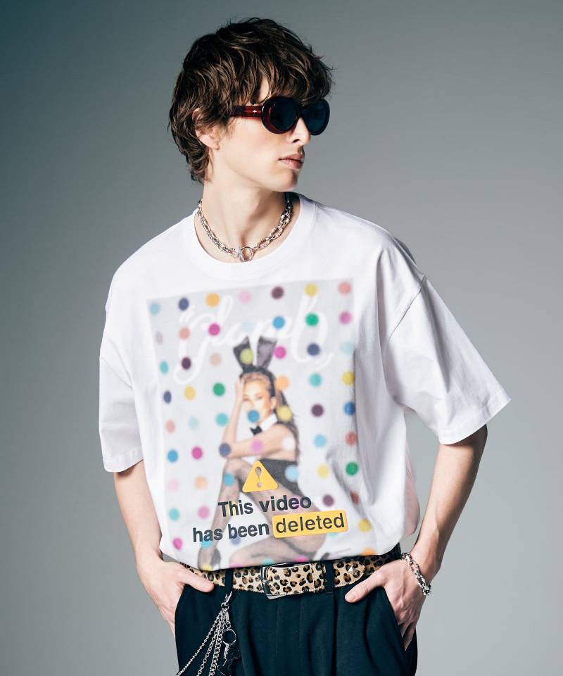 【予約商品】glamb(グラム) Bunny Girl T-Shirt / バニーガールTシャツ - White