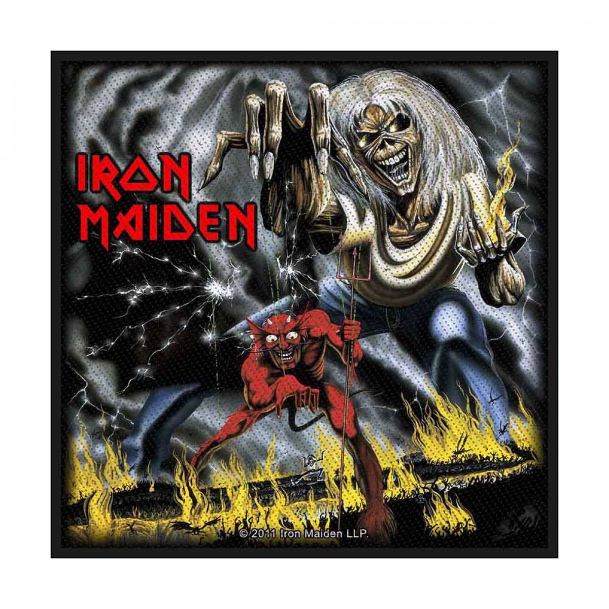【予約商品】IRON MAIDEN Standard Woven Patch: Number Of The Beast (Retail Pack)