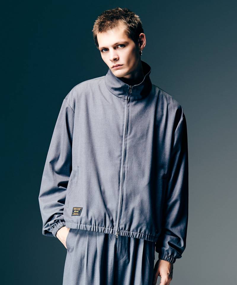 【予約商品】glamb(グラム) Monolith Track Blouson / モノリストラックブルゾン - Gray