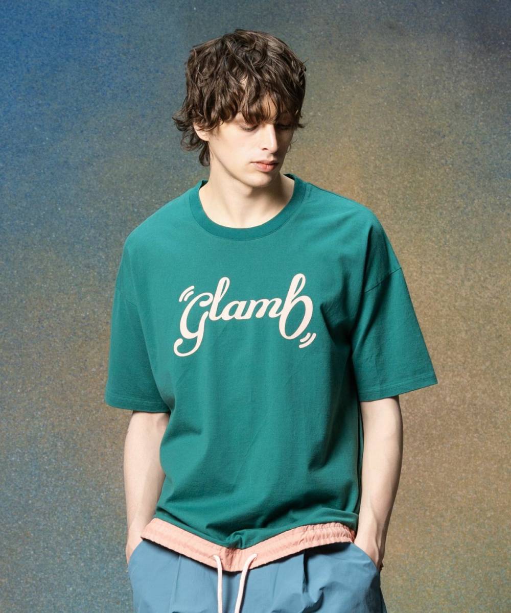 【予約商品】glamb(グラム)GB0225/CS14 : Nixon Spin Logo T-Shirt / ニクソンスピンロゴＴシャツ - Green