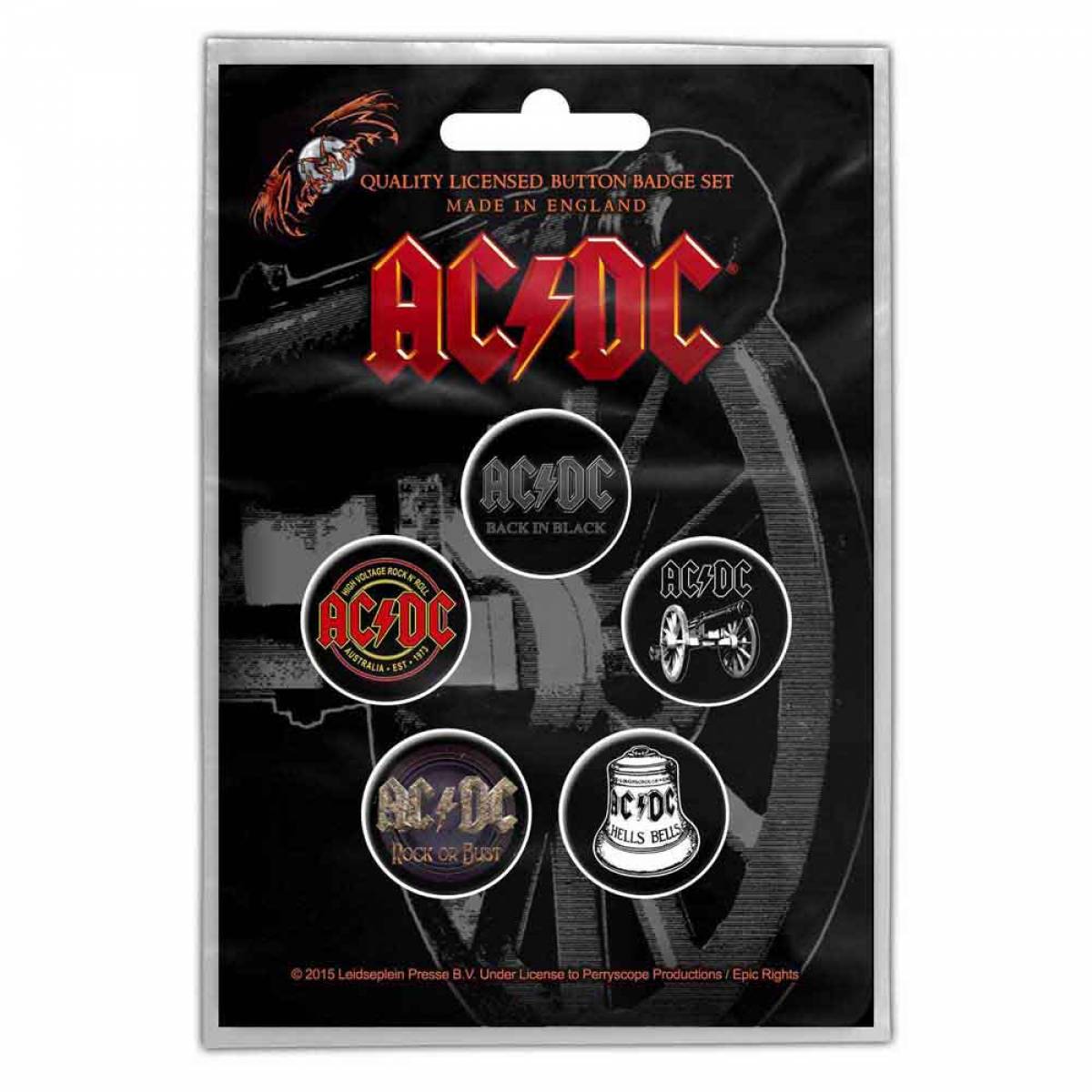 【予約商品】AC/DC Button Badge Pack: For Those About To Rock