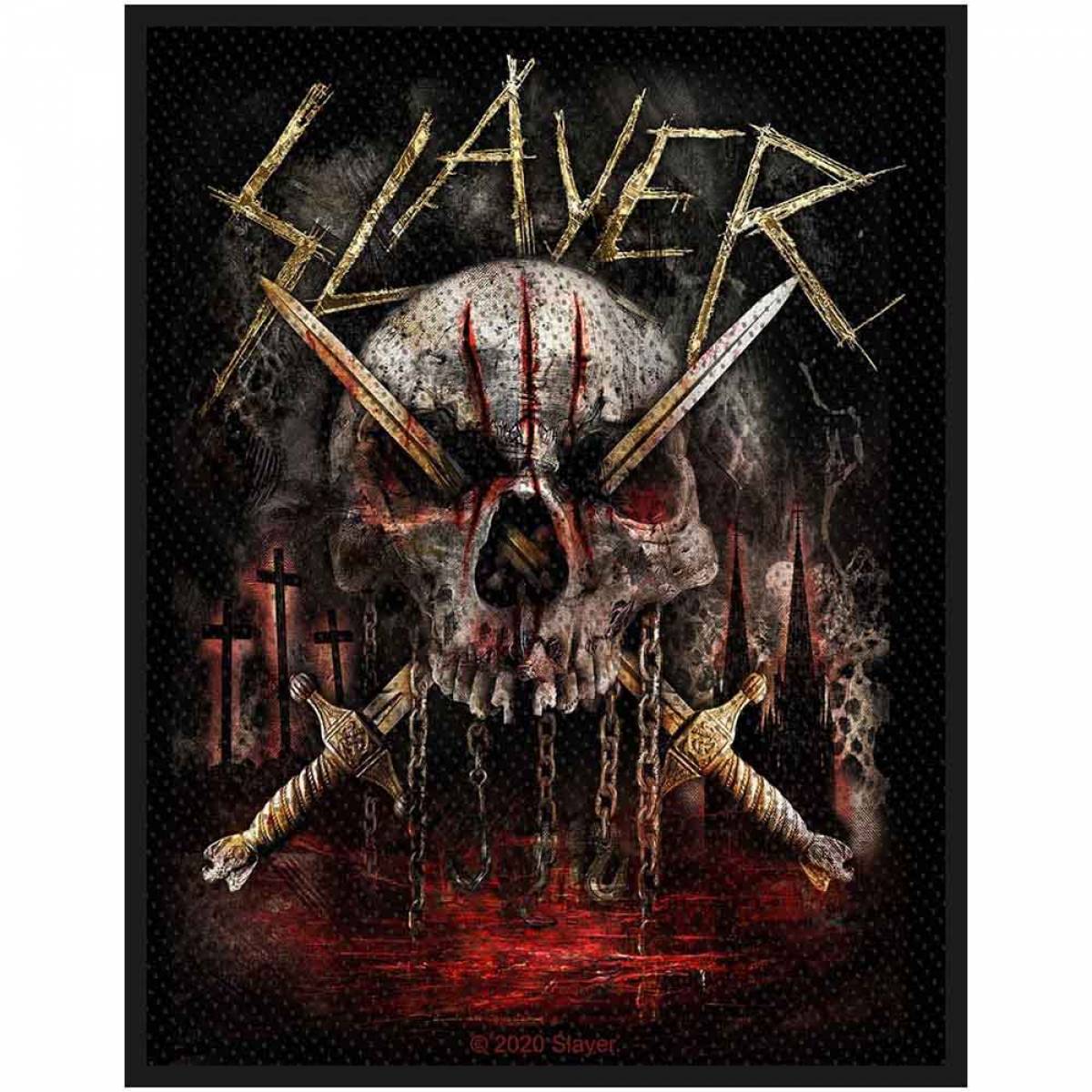 【予約商品】SLAYER Standard Woven Patch: Skull & Swords
