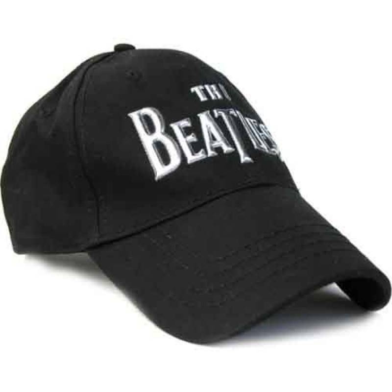 【予約商品】THE BEATLES Unisex Baseball Cap: Sonic Shining Drop T Logo (Black)