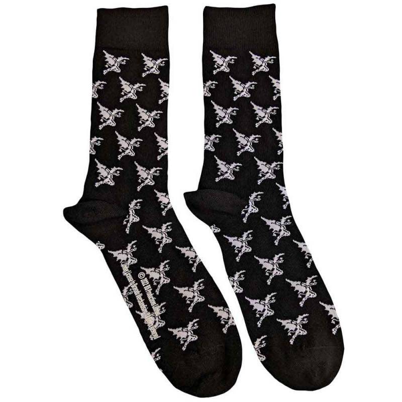 【予約商品】BLACK SABBATH Unisex Ankle Socks: Demon Pattern (Black) (UK Size 7 - 11)