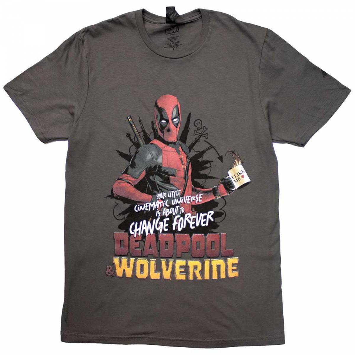 【予約商品】MARVEL COMICS ユニセックスTシャツ: Deadpool & Wolverine Change Universe