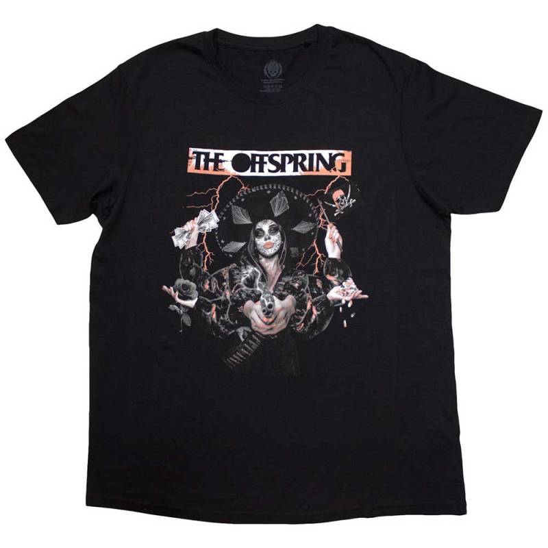 【予約商品】THE OFFSPRING バンドTシャツ ユニセックス: Gun Girl (Black)