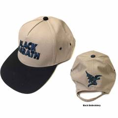 【予約商品】BLACK SABBATH Unisex Snapback Cap: Wavy Logo (Black & Sand)