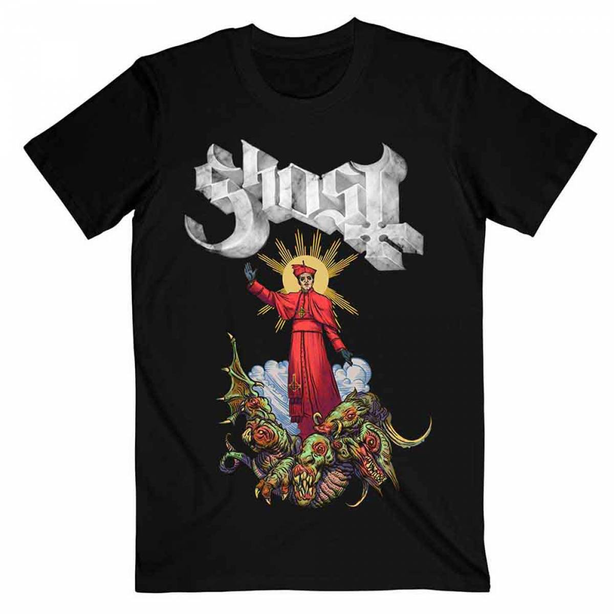 【予約商品】GHOST バンドTシャツ ユニセックス: Plague Bringer (Black) - BLACK