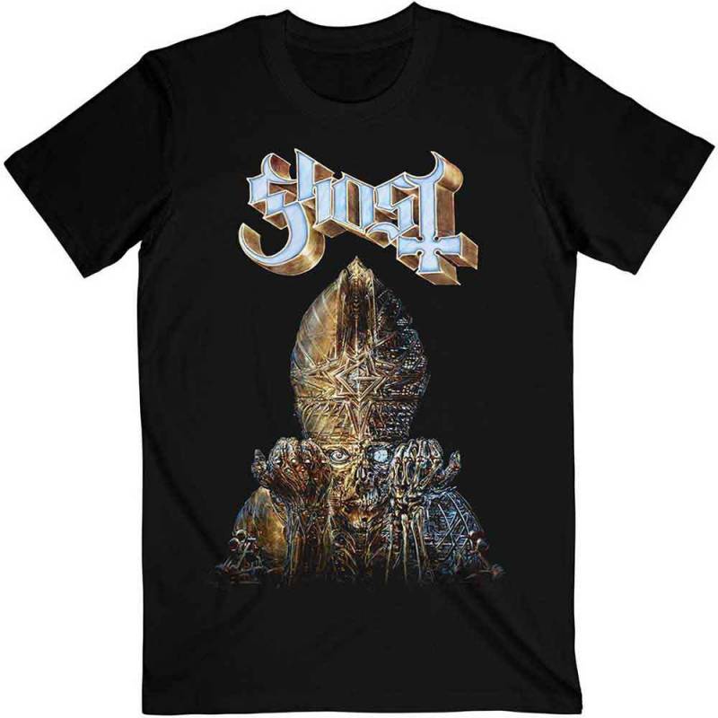 【予約商品】GHOST バンドTシャツ ユニセックス: Impera Glow (Black)