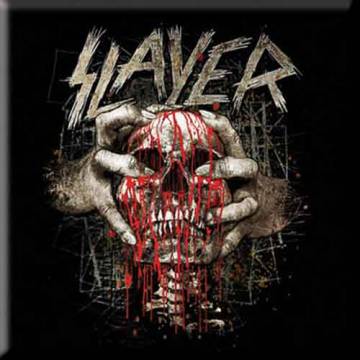 【予約商品】SLAYER Fridge Magnet: Skull Clench