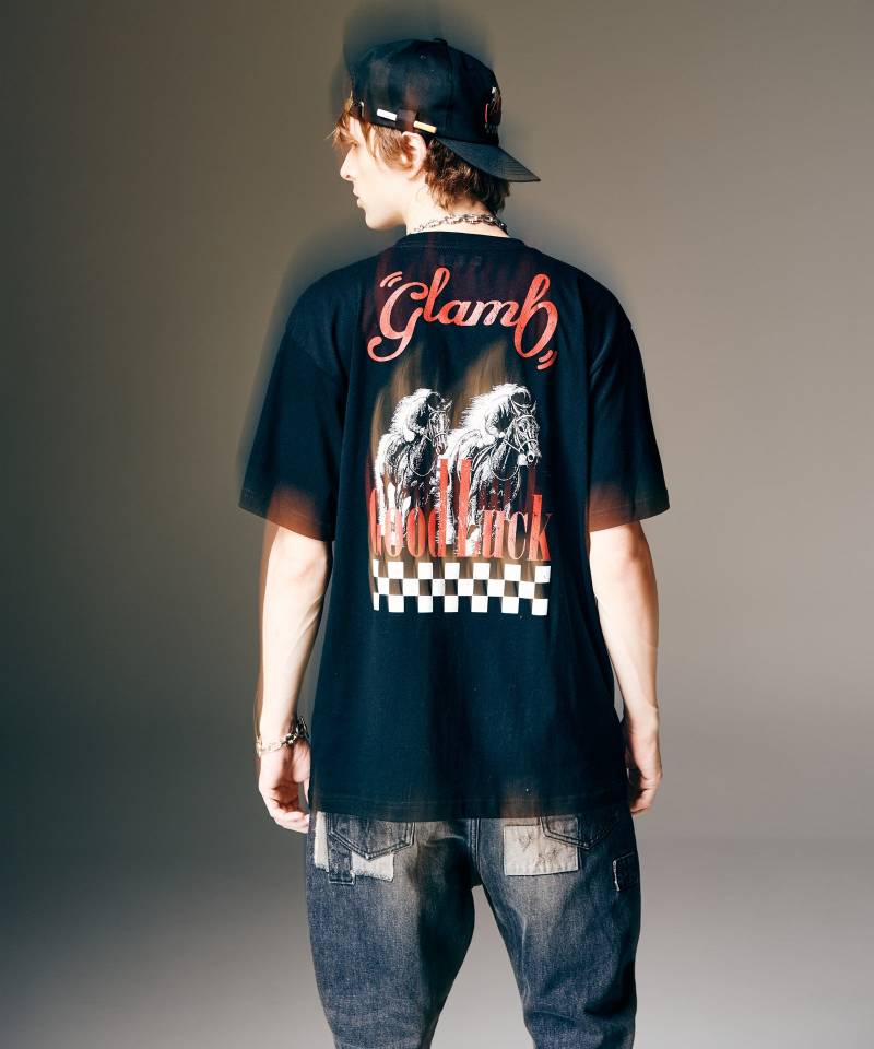 【予約商品】glamb(グラム)Good Luck T-Shirt IV / グッドラックTシャツIV - Black