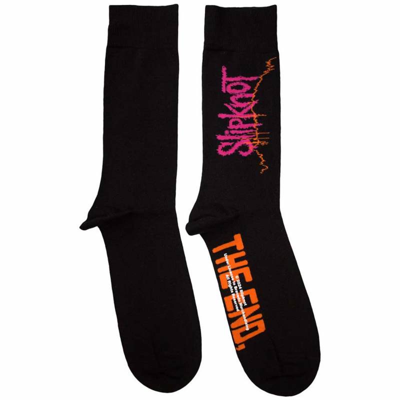 【予約商品】SLIPKNOT Unisex Ankle Socks: The End, So Far (Black) (UK Size 7 - 11)