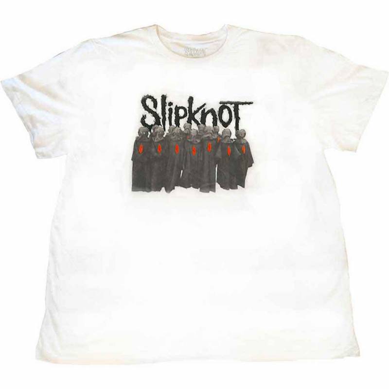 【予約商品】SLIPKNOT バンドTシャツ ユニセックス: Choir (White)