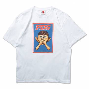 【予約商品】PUNK DRUNKERS (パンクドランカーズ)【予約・6月入荷】PDS MAGAZINE.TEE - WHITE