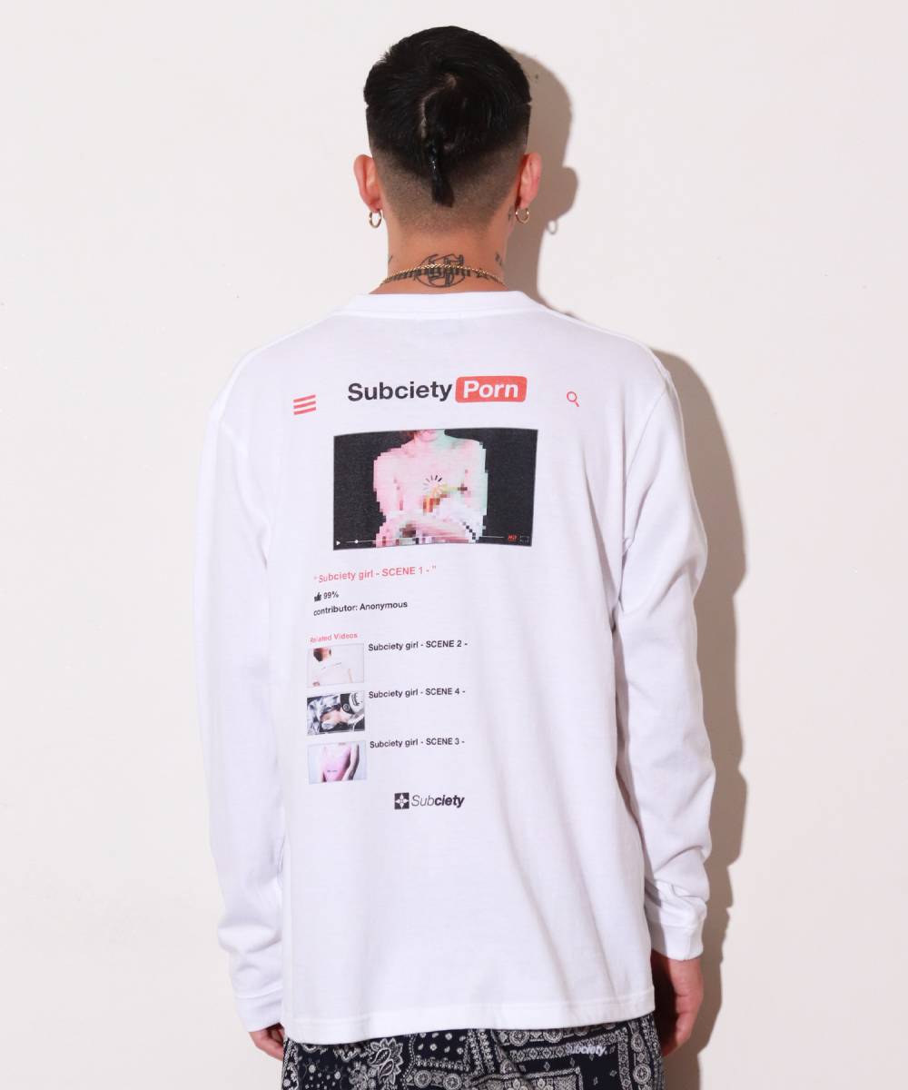 Subciety (サブサエティ) SERVER L/S - WHITE