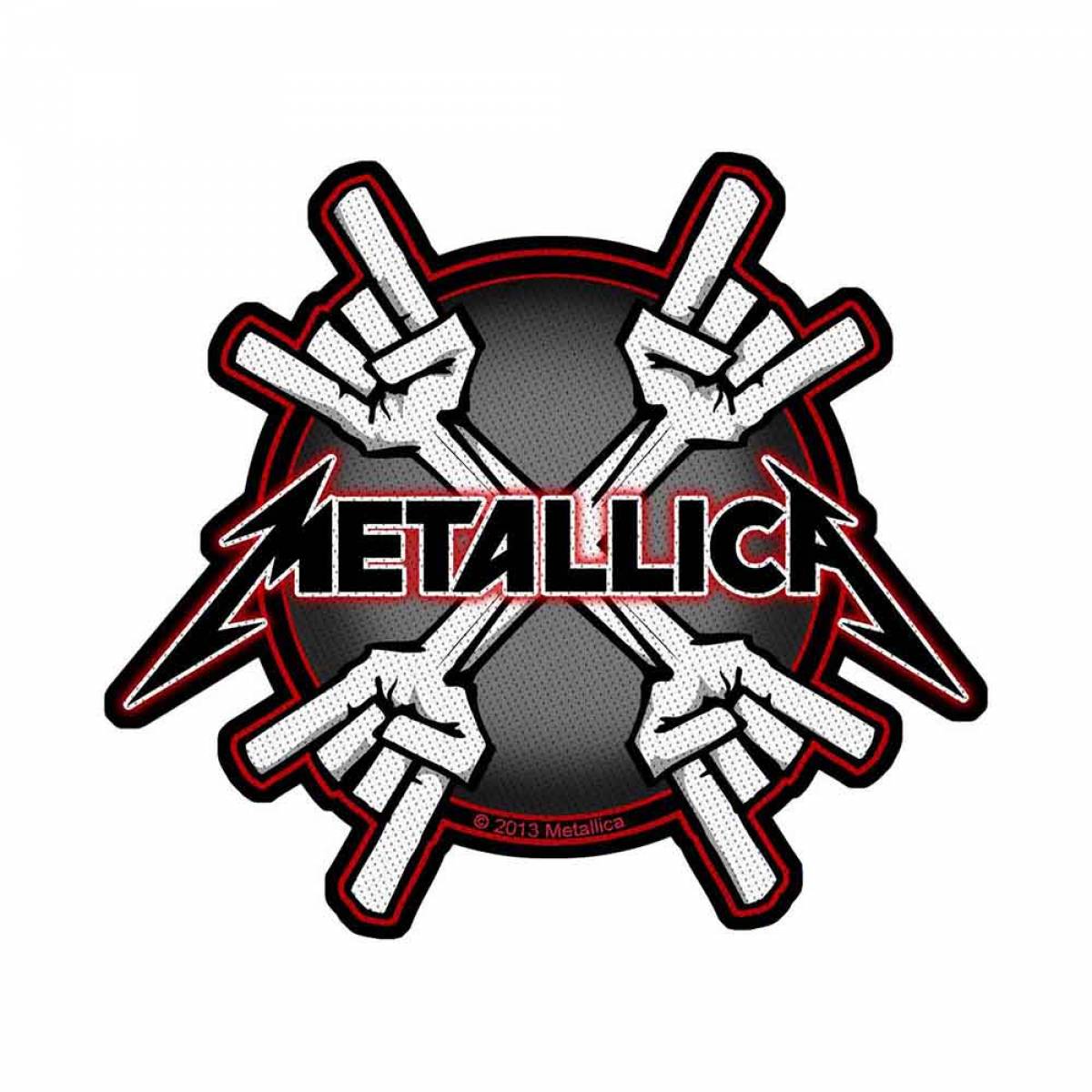【予約商品】METALLICA Woven Patch: Metal Horns (Standard)