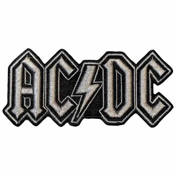 【予約商品】AC/DC Woven Patch: Silver Logo (Standard)