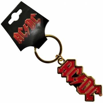 【予約商品】AC/DC Keychain: Logo Gold
