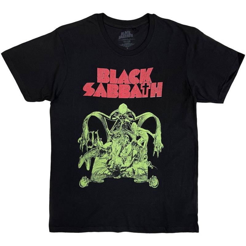 【予約商品】BLACK SABBATH バンドTシャツ ユニセックス: Sabbath Cut-out (Black)
