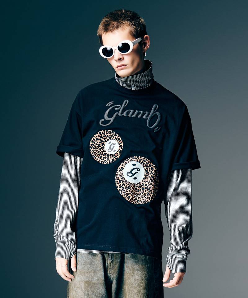 【予約商品】glamb(グラム)Eight Ball T-Shirt / エイトボールTシャツ - Black