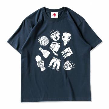 【予約商品】PUNK DRUNKERS(パンクドランカーズ)　［PDSxCURExTHORN］HELLBOX.TEE - SLATE