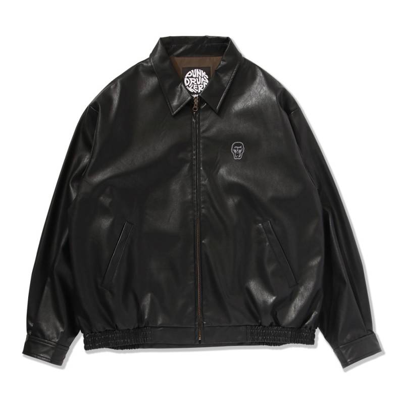 【予約商品】PUNK DRUNKERS (パンク・ドランカーズ) ギザロゴエンボスJKT - BLACK