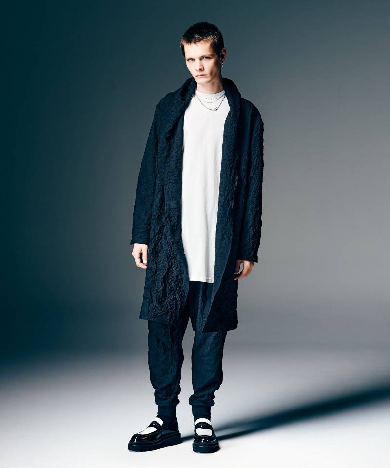 【予約商品】glamb(グラム)Crinkle Sarrouel Pants / クリンクルサルエルパンツ - Black