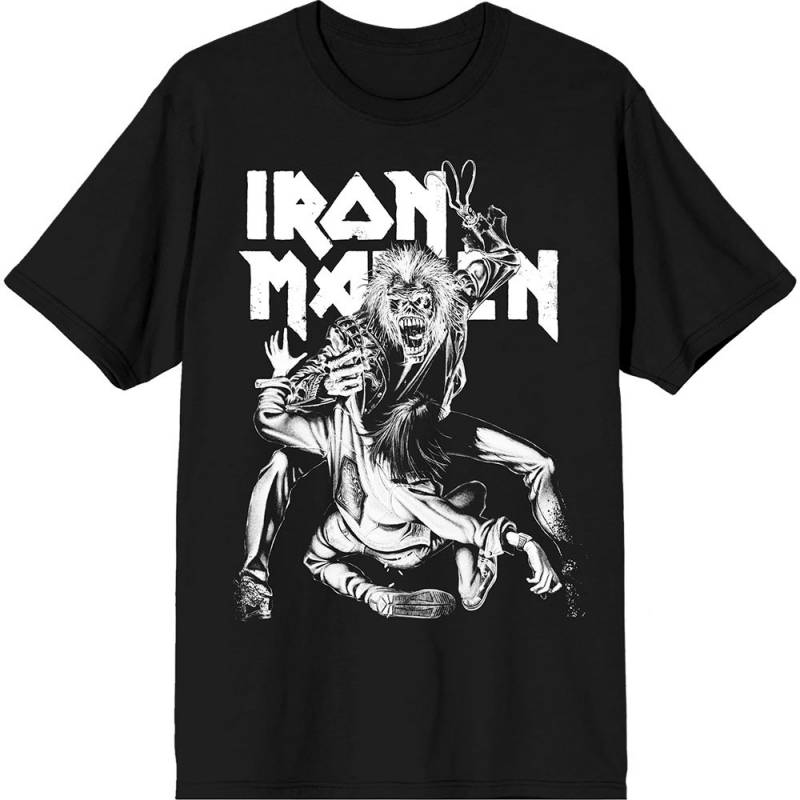【予約商品】IRON MAIDEN バンドTシャツ ユニセックス: No Prayer Claw Crop (Black)