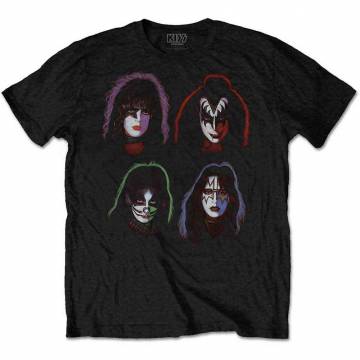 【予約商品】KISS ユニセックスTシャツ: Faces