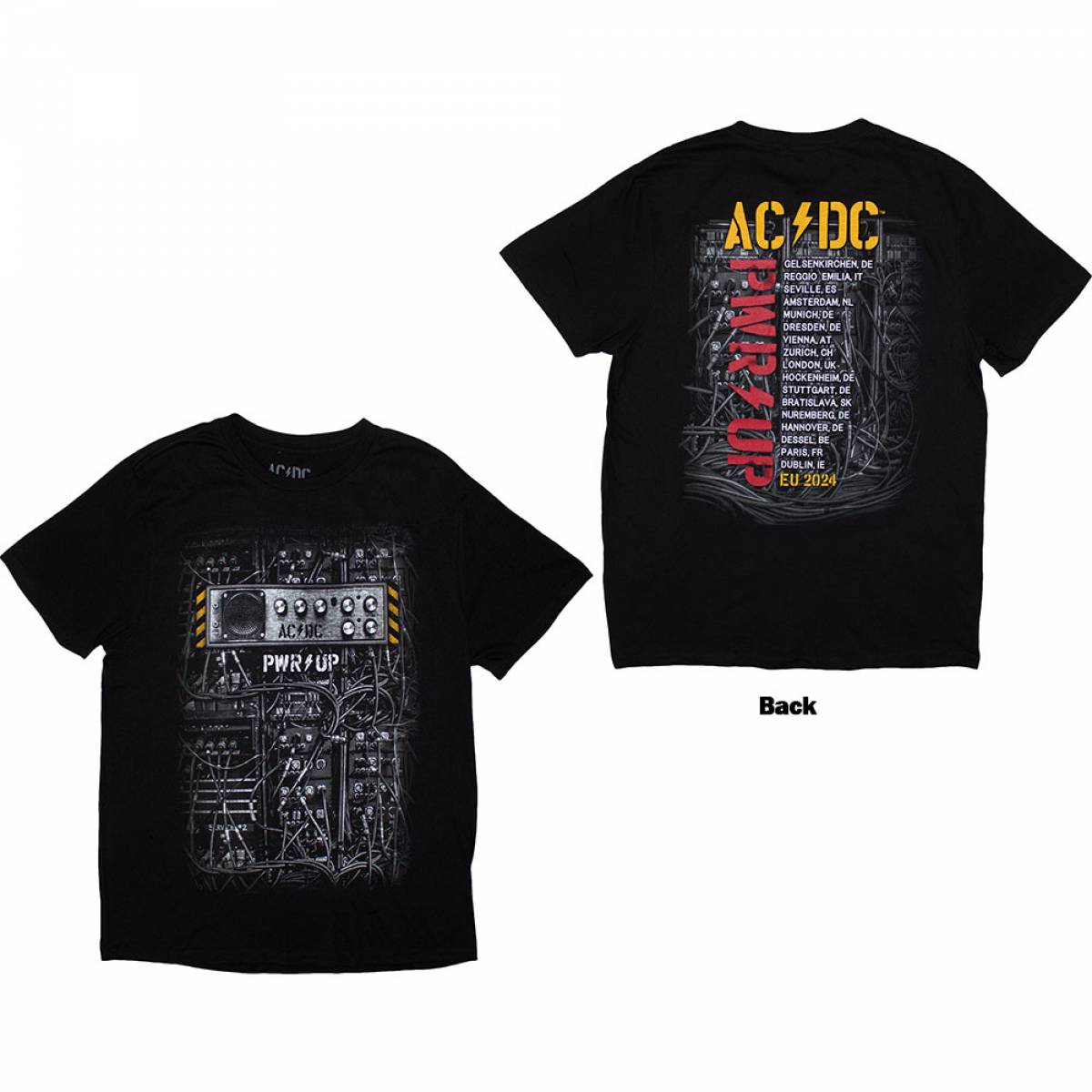 予約商品】AC/DC バンドTシャツ ユニセックス: Control Wires 予約商品】AC/DC バンドTシャツ ユニセックス: Control Wires